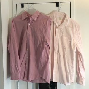 2 J Crew button-down shirts- tailored fit M Medium